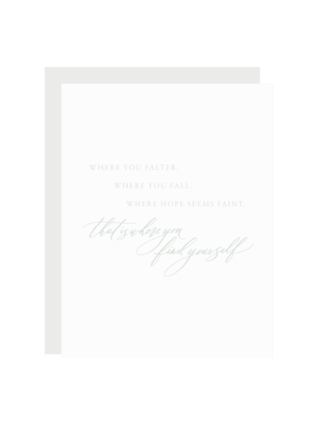 Little Well Paper Co. Where you Find Yourself