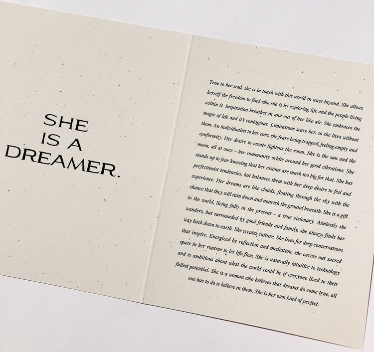 Wilde House Paper The Dreamer Card