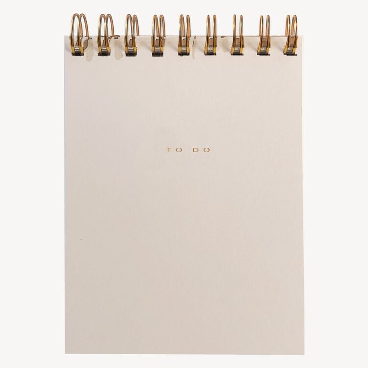 Wilde House Paper To Do Desk Pad, Nude