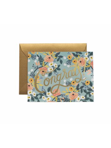 Rifle Paper Co. Blue Meadow Congrats