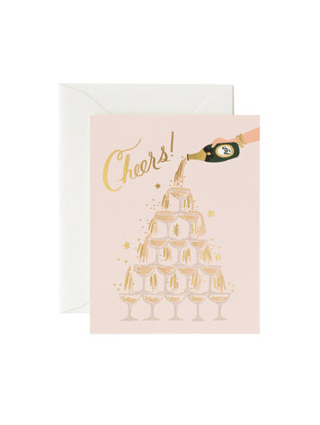 Rifle Paper Co. Champagne Tower Card