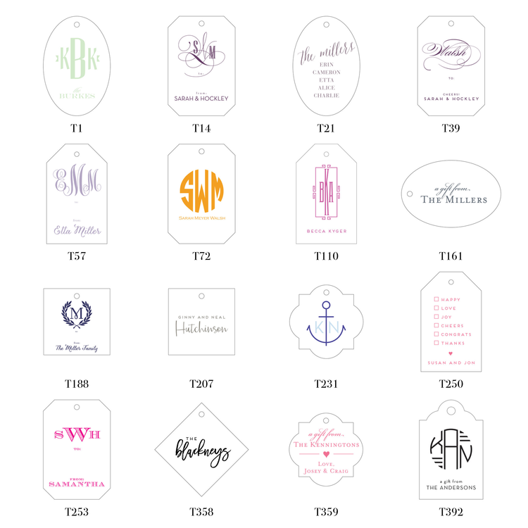 Haute Papier Personalized Gift Tags