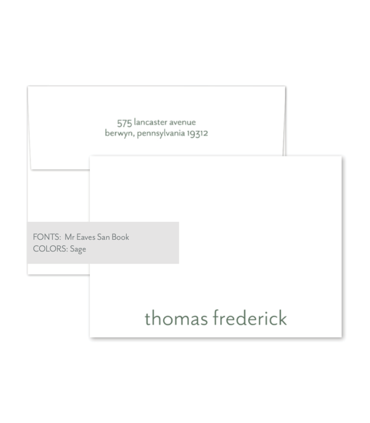 Kramer Drive Everyday Stationery, No. 22