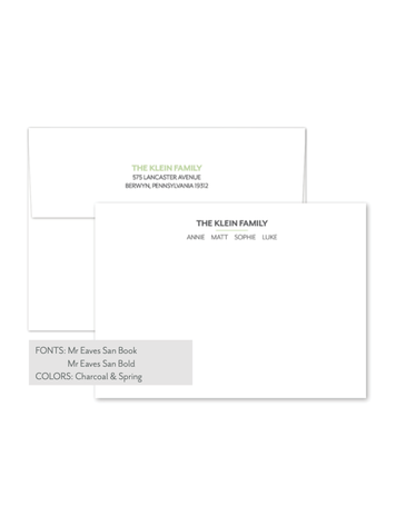 Kramer Drive Everyday Stationery, No. 66