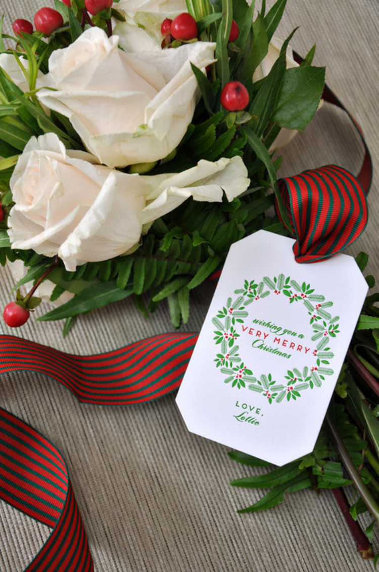 Haute Papier Personalized Holiday Gift Tags
