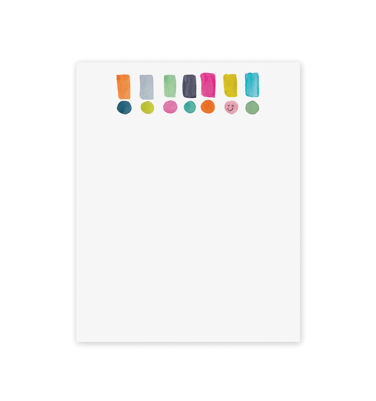 E. Frances Paper Studio Exclamation Mini Notepad