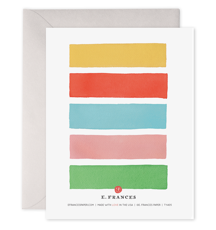E. Frances Paper Studio Color Bars Thank You Box Set