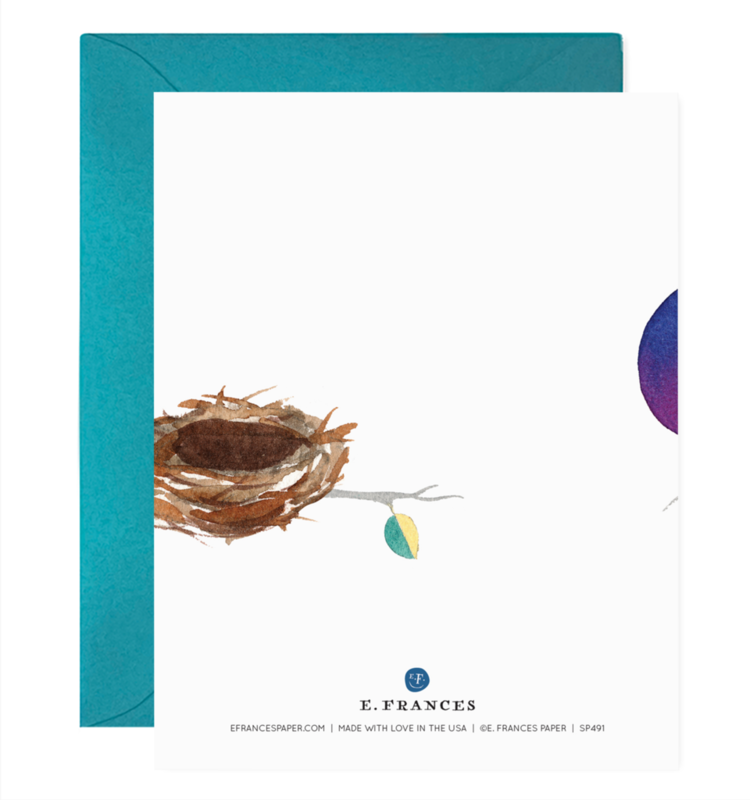 E. Frances Paper Studio Lovebirds Anniversary