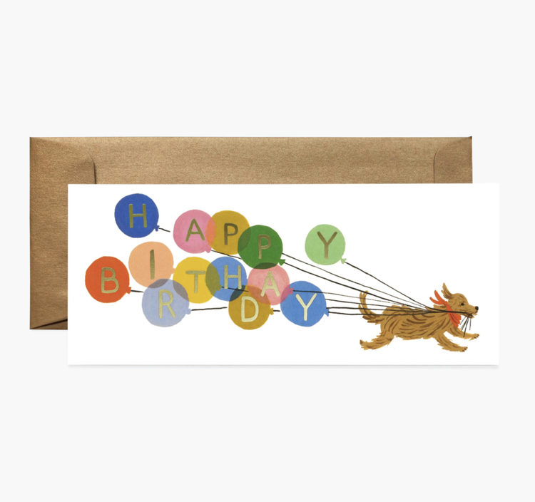 Rifle Paper Co. Birthday Balloon Card