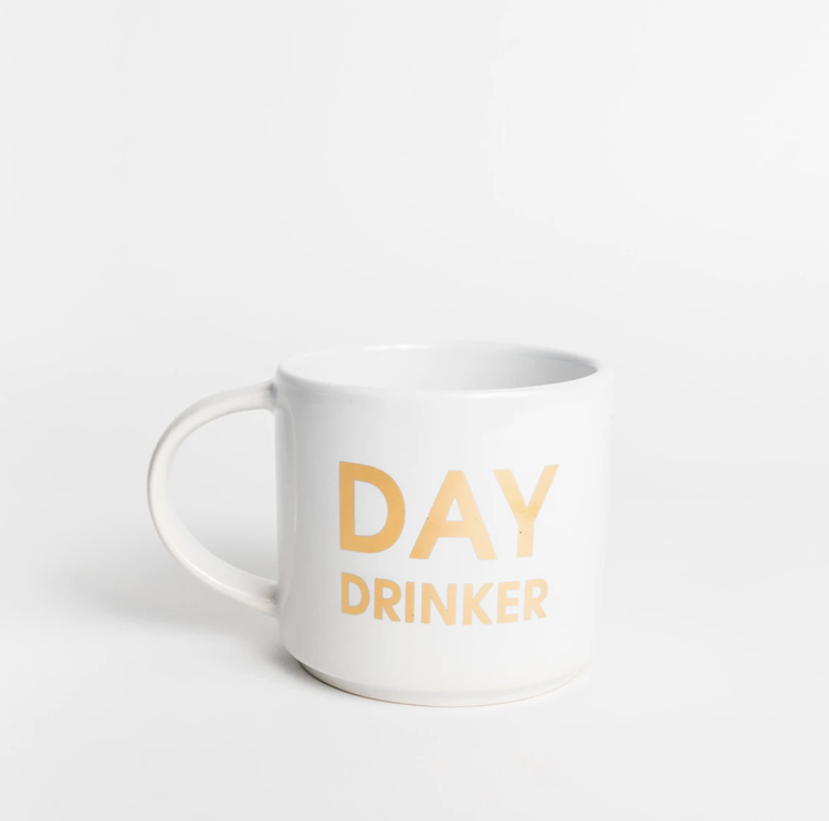 Chez Gagne Letterpress Day Drinker Mug