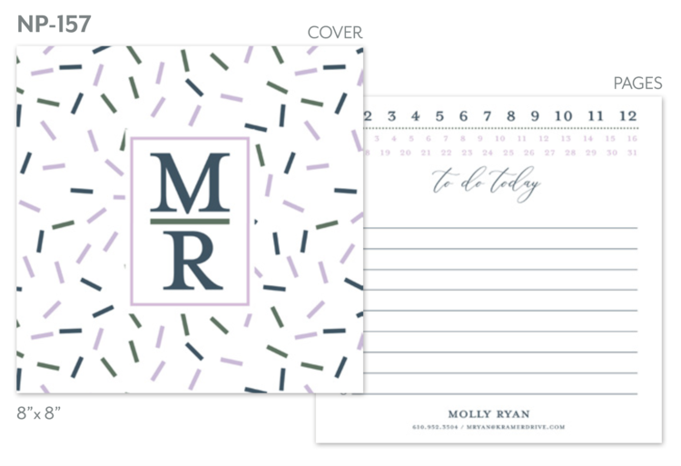 Kramer Drive Covered Notepad, No. 157