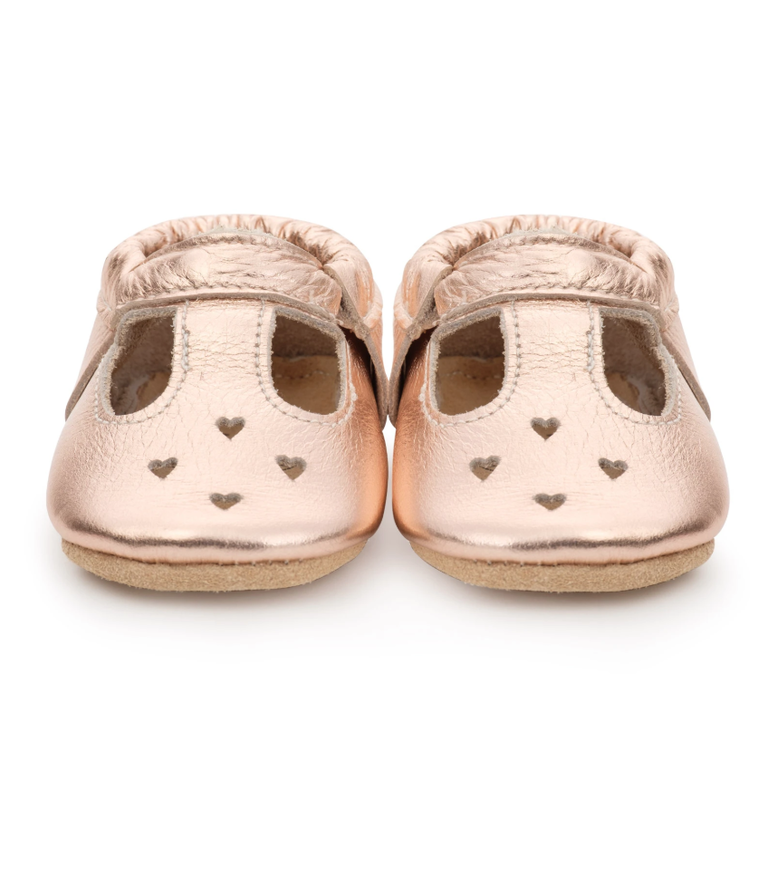 rose gold mary janes