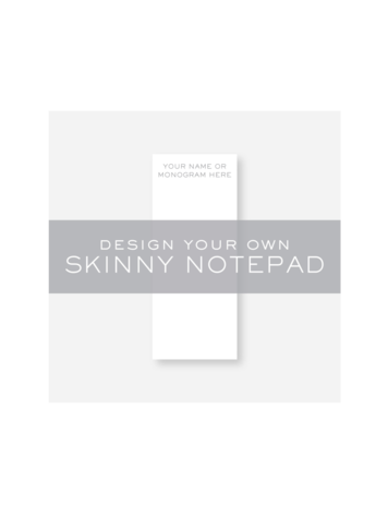 Haute Papier Skinny Notepad
