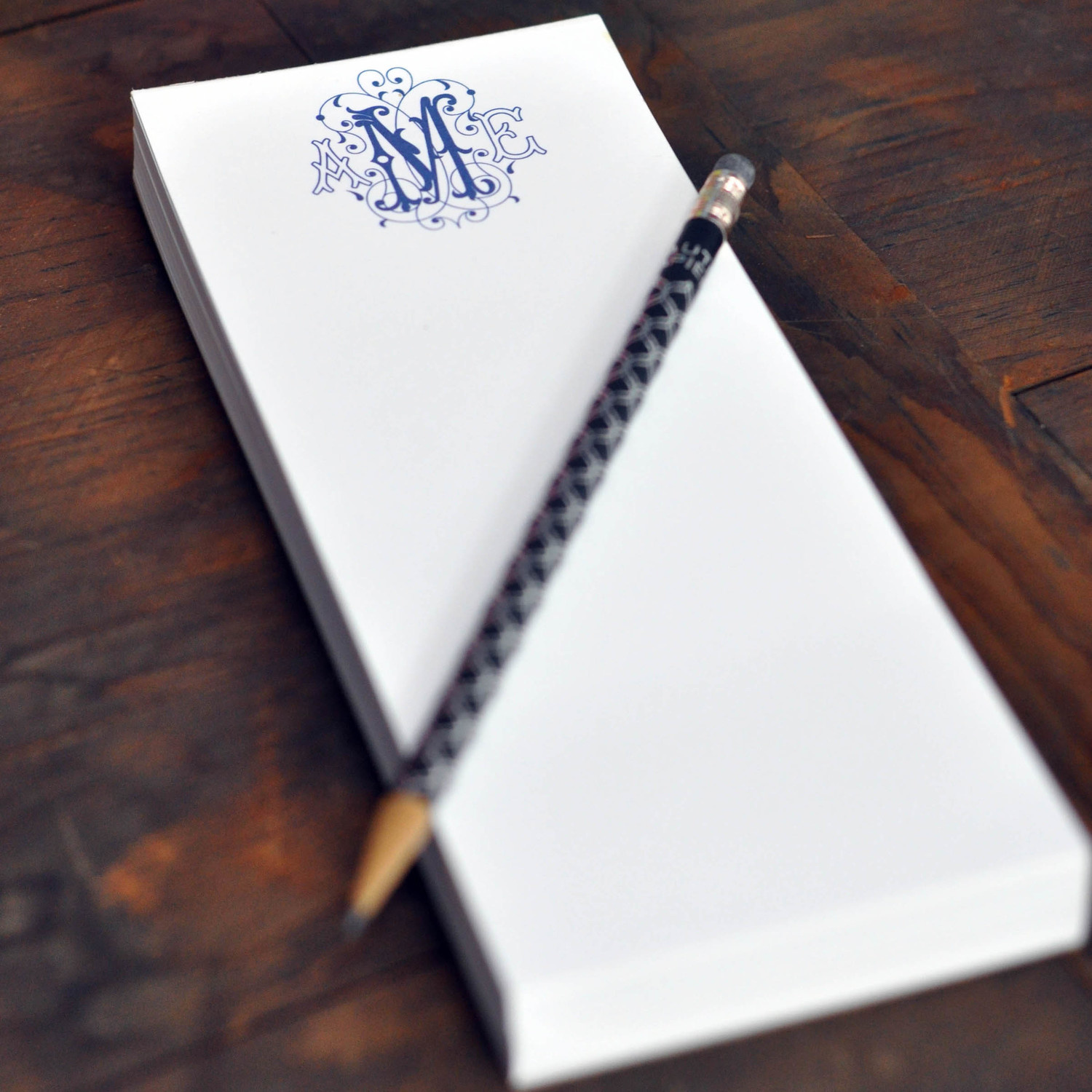 Coral Calligraphy Personalized Notebook