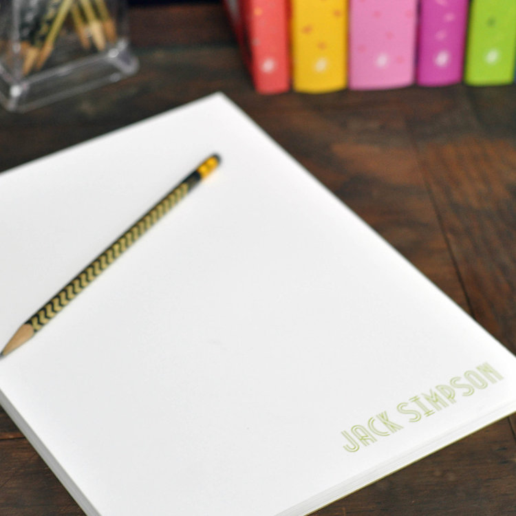 Haute Papier Letter Notepad