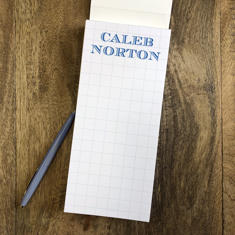Kramer Drive Covered Notepad, No. 158