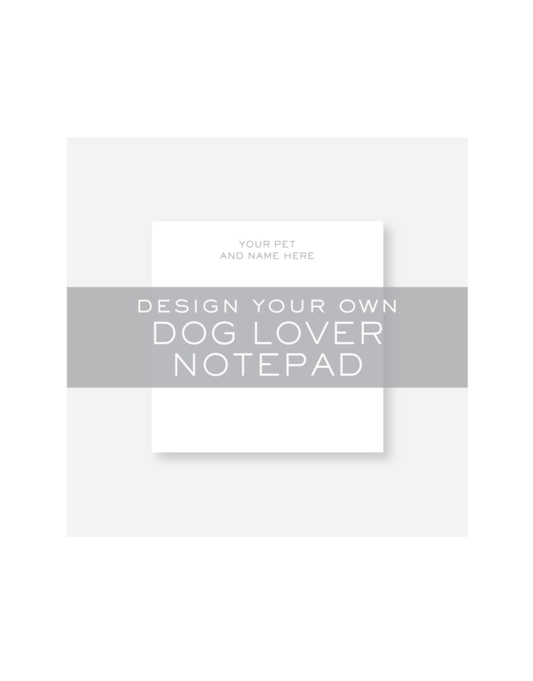 Haute Papier Dog Lover Notepad