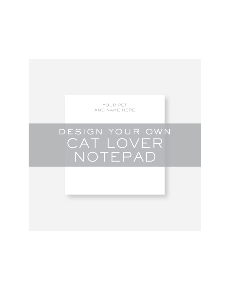 Haute Papier Cat Lover Notepad