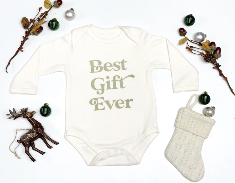Emerson and Friends Best Gift Ever Holiday Baby Onesie