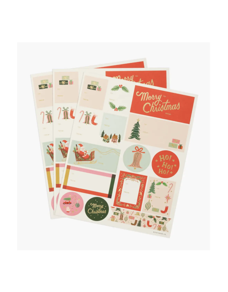 Rifle Paper Co. Deck The Halls Stickers