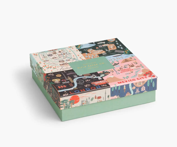 Rifle Paper Co. Maps Jigsaw Puzzle