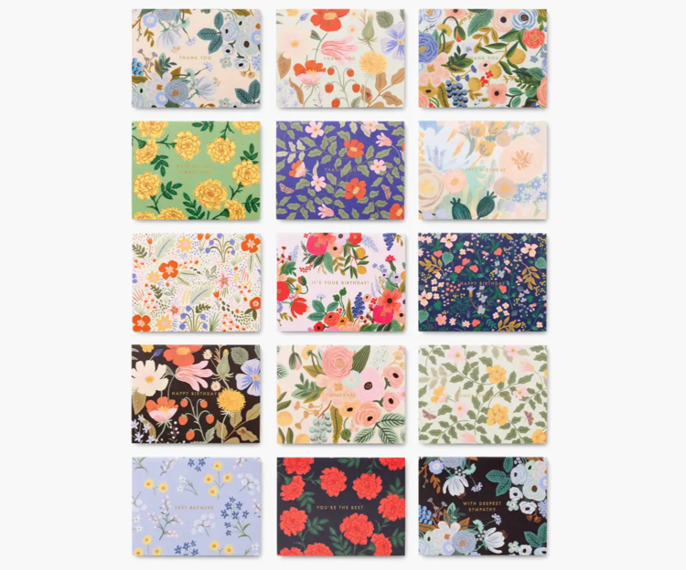 Rifle Paper Co. Mixed Florals Essentials Card Box