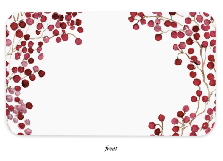 E. Frances Paper Studio Red Berries Little Notes