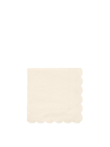Meri Meri Cream Simply Eco Napkins, Small