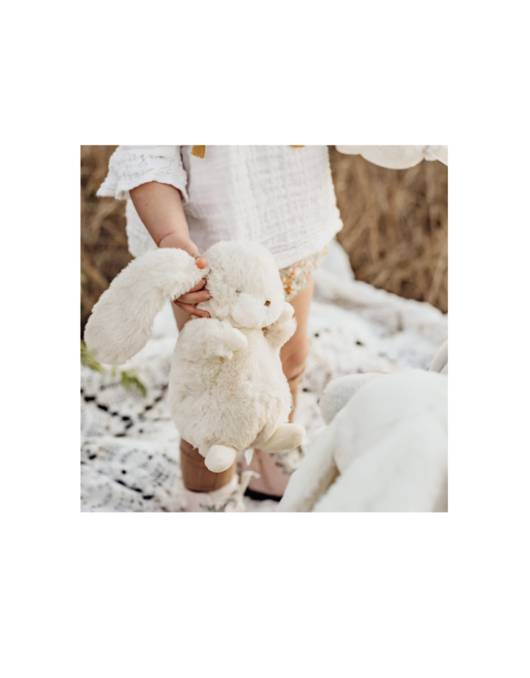 Bunnies By The Bay Tiny Nibble Bunny, Cream