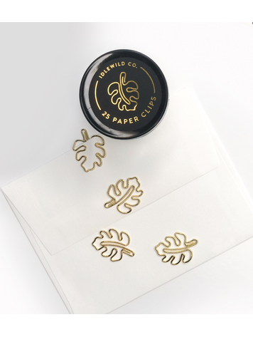 Idlewild Co. Monstera Paperclips
