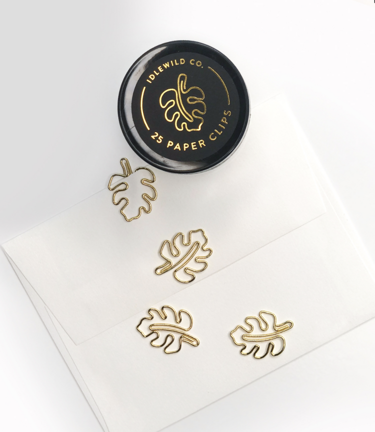 Idlewild Co. Monstera Paperclips