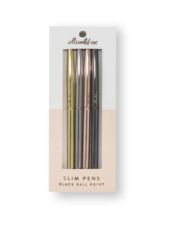 Idlewild Co. Metallics Slim Pen, Set of Four