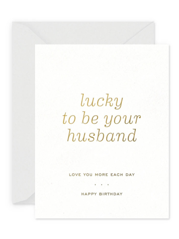 Smitten on Paper Lucky Husband Birthday