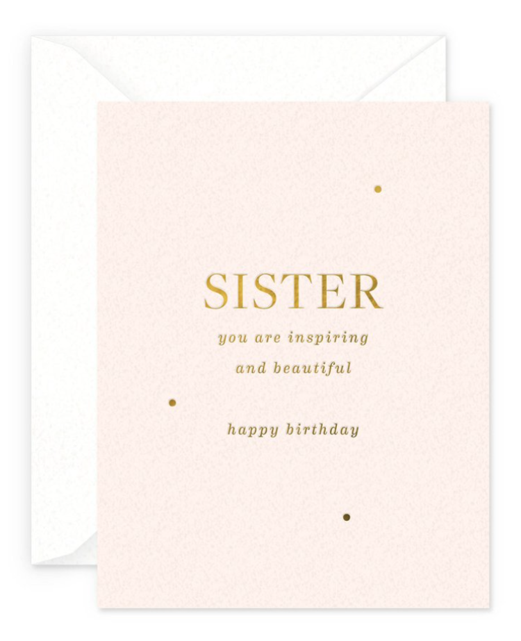 Smitten on Paper Beautiful Sister Birthday