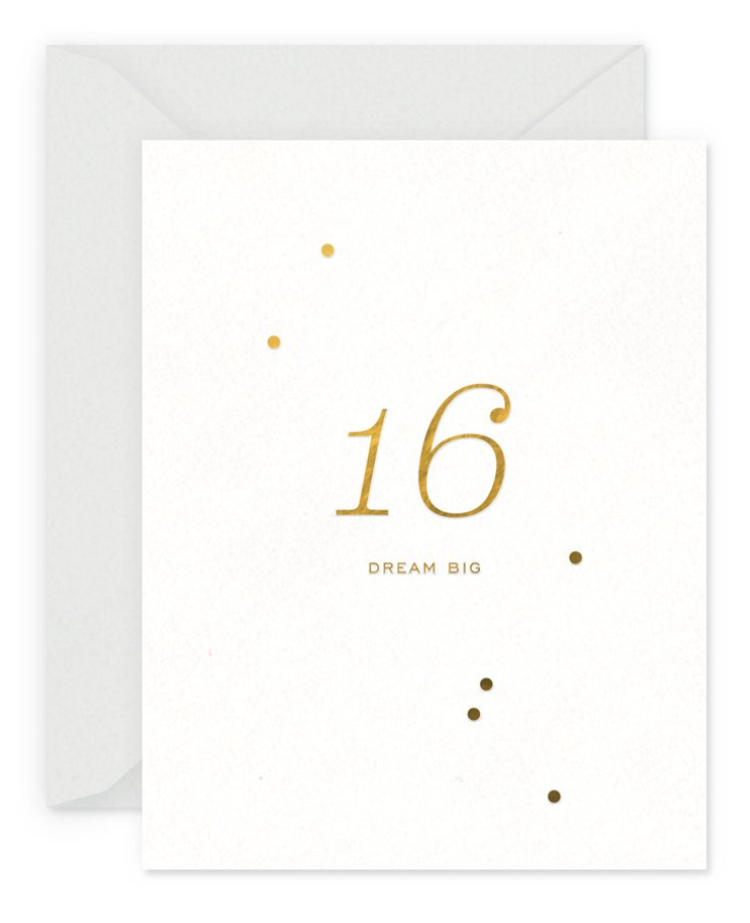 Smitten on Paper 16 Milestone Birthday