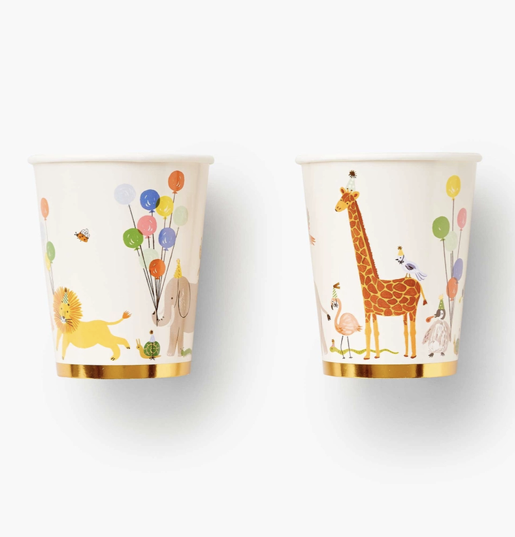 Rifle Paper Co. Party Animals 8 Ounce Cups