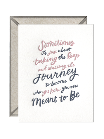Ink Meets Paper Who You Were Meant to Be