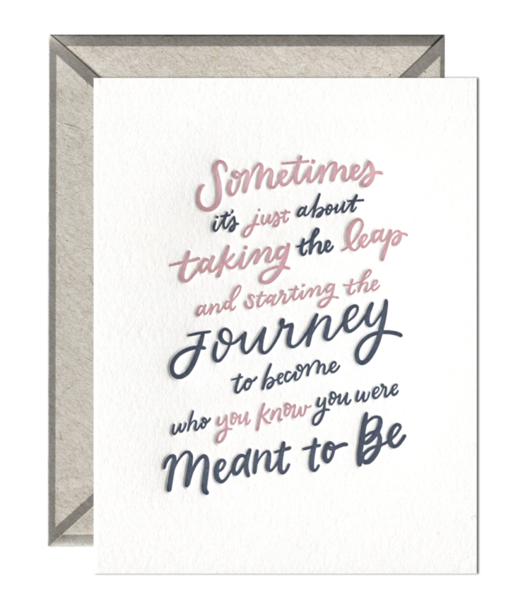 Ink Meets Paper Who You Were Meant to Be