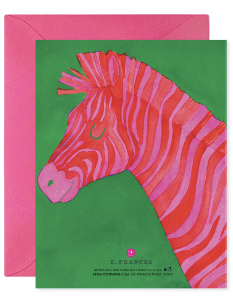 E. Frances Paper Studio Extraordinary Zebra