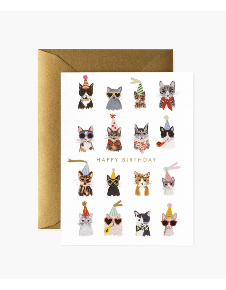 Rifle Paper Co. Cool Cats Birthday Card
