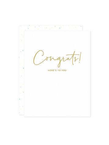Missive Congrats! Here's To You Card
