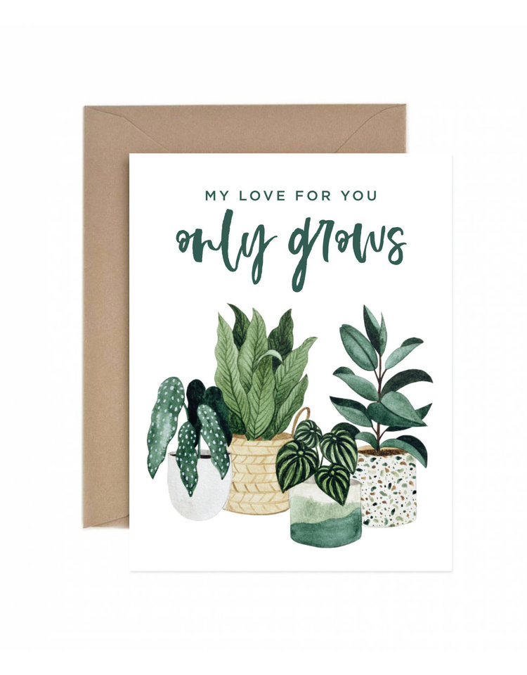 Paper Anchor Co. Love Grows Greeting Card
