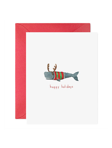 E. Frances Paper Studio Christmas Whale