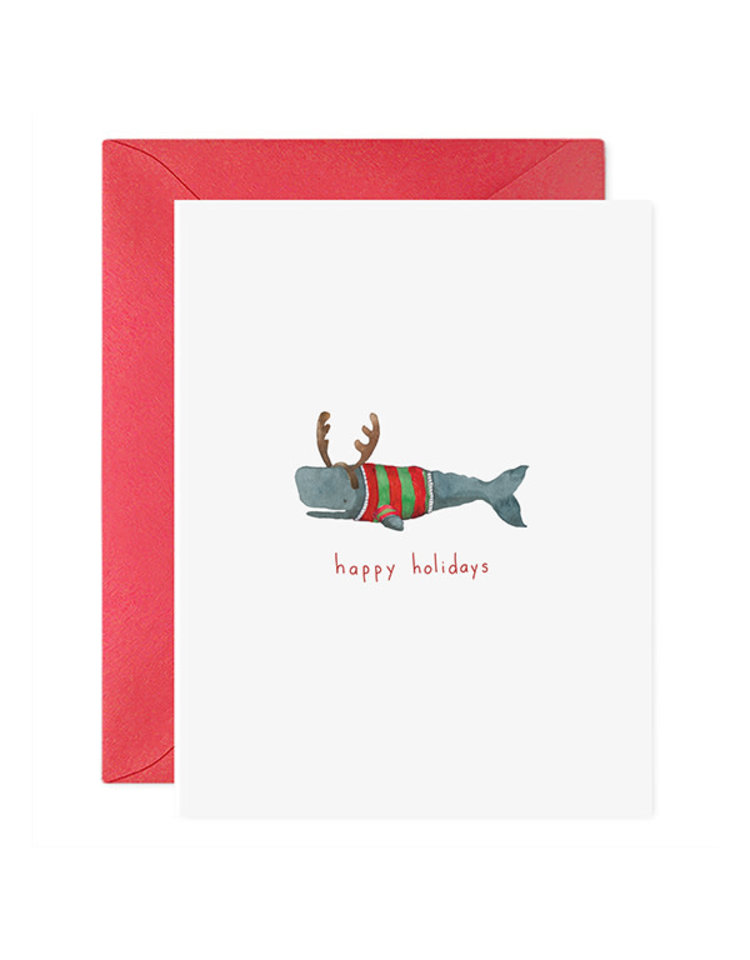 E. Frances Paper Studio Christmas Whale