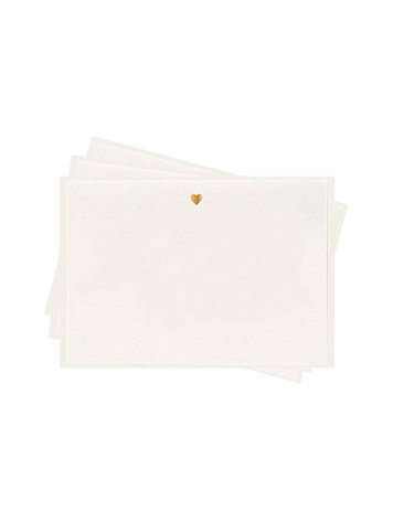 Dahlia Press Heart, Fancy Flat Notes