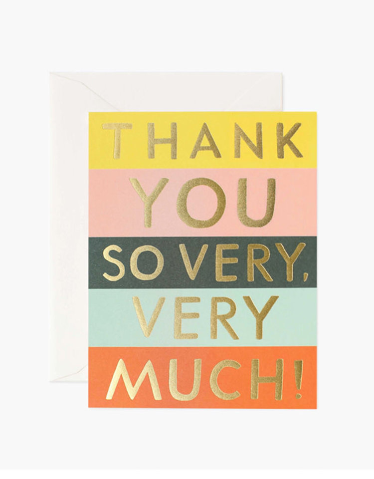 Rifle Paper Co. Color Block Thank You