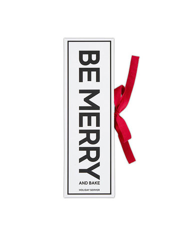 Santa Barbara Design Studio Be Merry Red Dessert Server