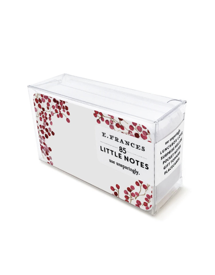 E. Frances Paper Studio Red Berries Little Notes