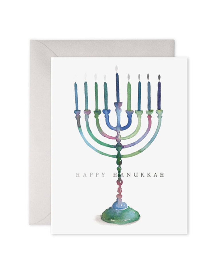 E. Frances Paper Studio Colorful Menorah Box Set