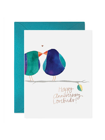 E. Frances Paper Studio Lovebirds Anniversary